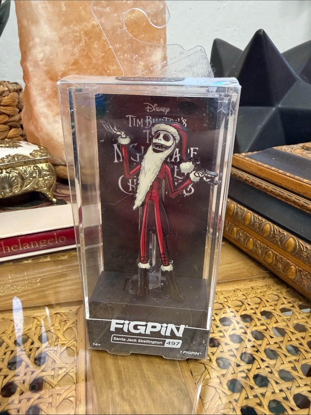 FiGPiN Santa Jack Skellington #497 Nightmare Before Christmas
